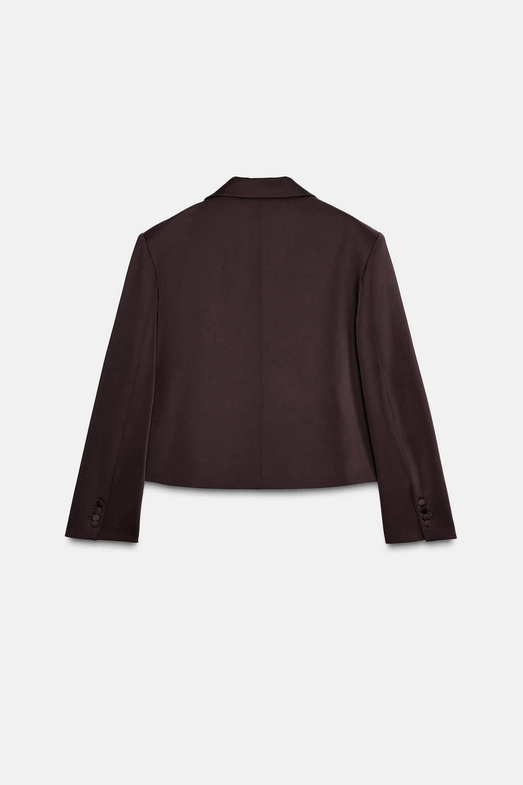 DOUBLE-BREASTED SATIN BLAZER - Zara фото 6
