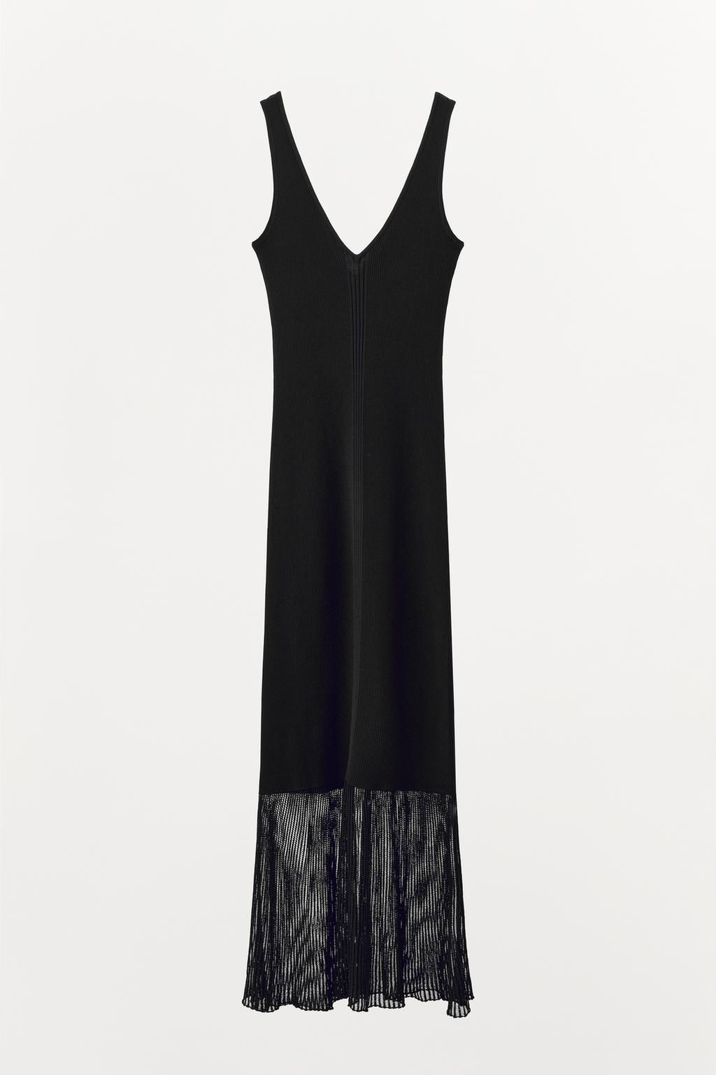 RIBBED KNIT DRESS - Zara фото 9