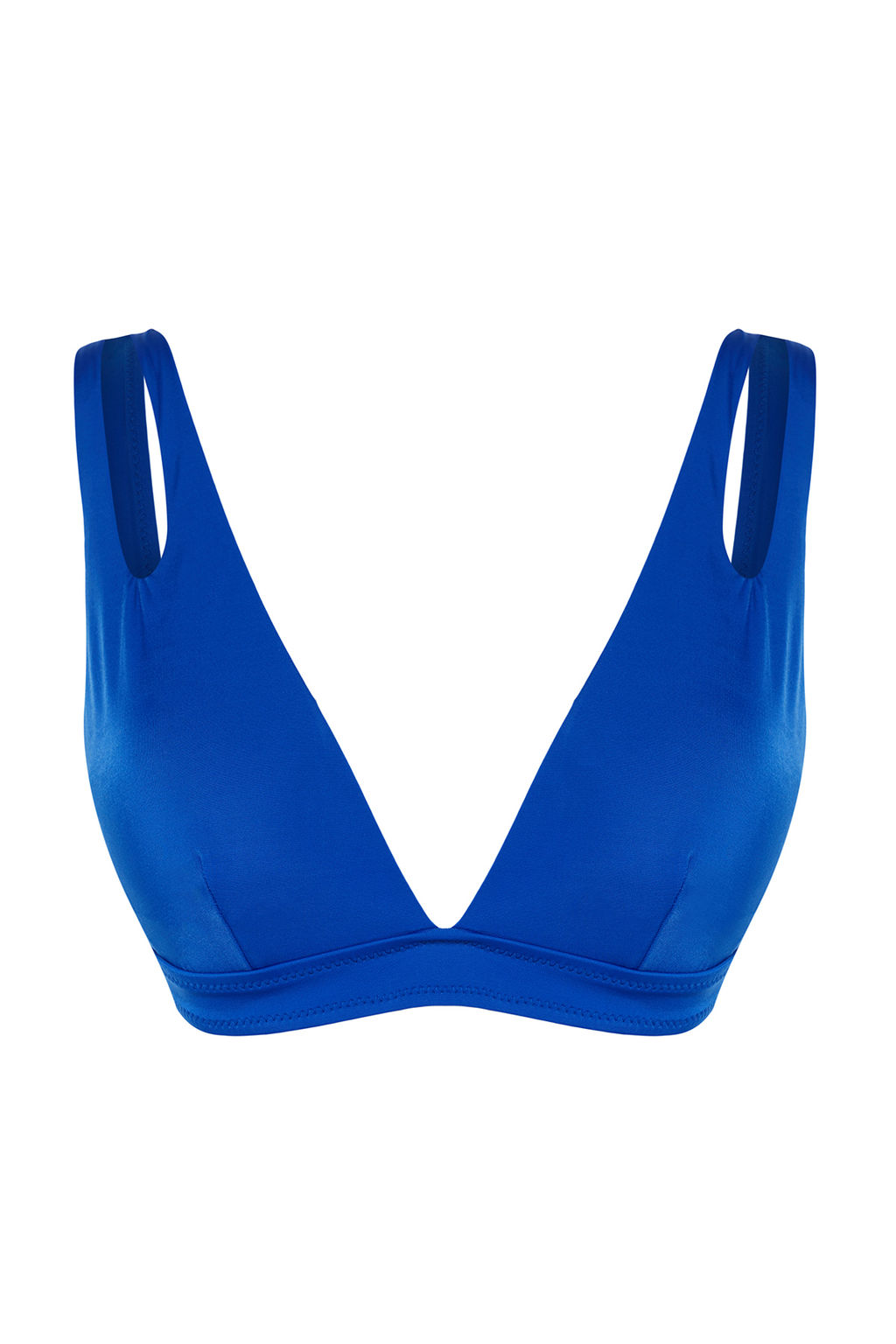 Saks Ucgen Cut Out/Pencereli Bikini Ustu TBESS20BU0202