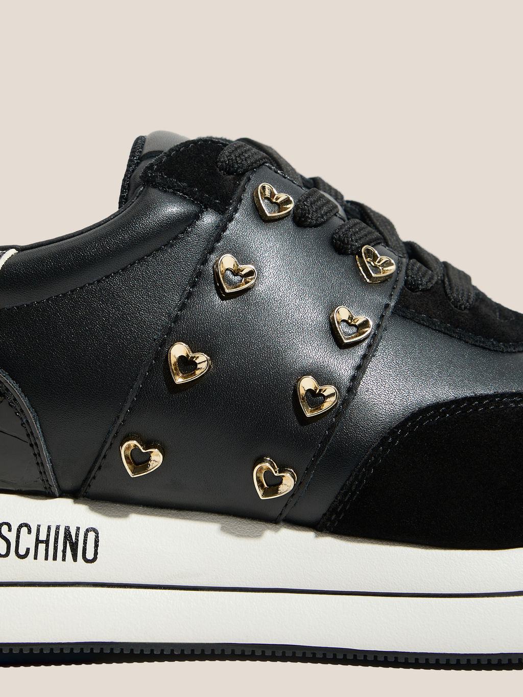 Женские кроссовки LOVE MOSCHINO DAILY RUNNING Артикул 4562823, черный  фото 3