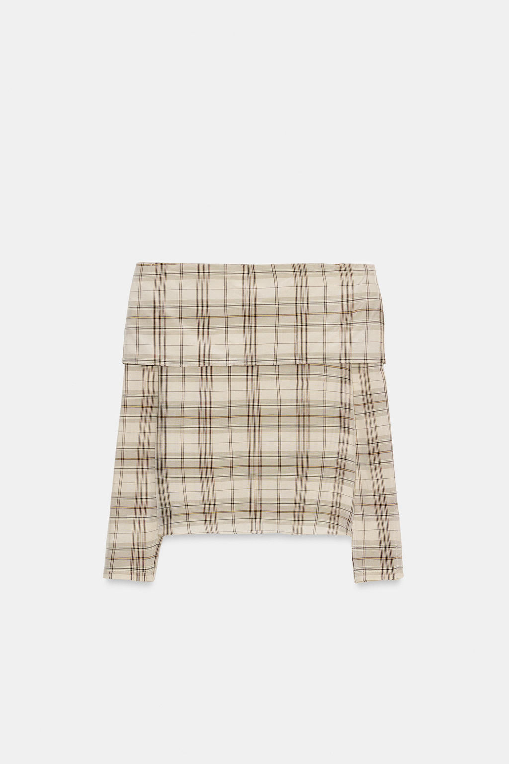 ZW COLLECTION CHECKS TOP - Zara фото 5