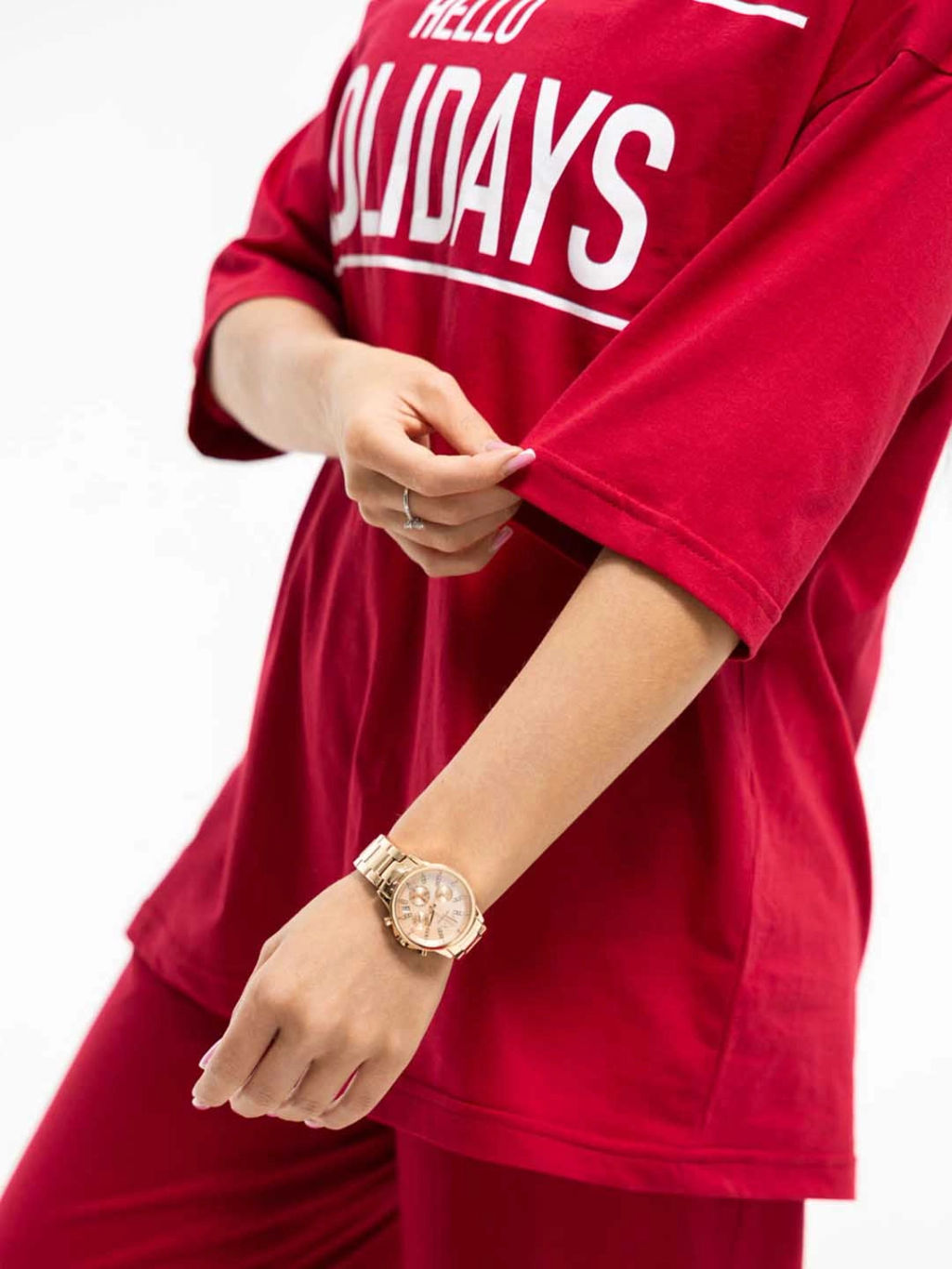 Костюм женский, цвет бордо