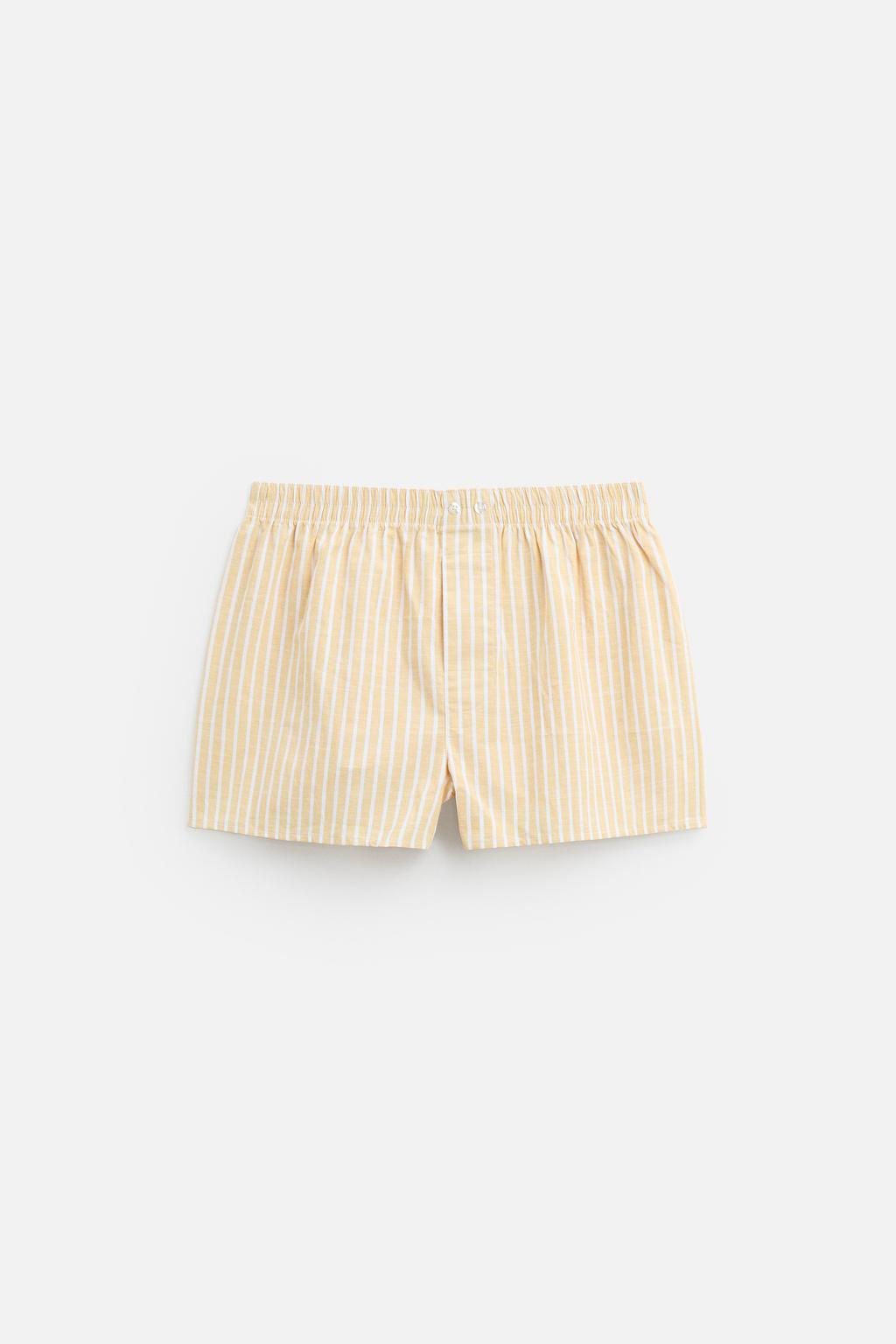 PACK OF 2 CONTRAST POPLIN BOXERS - Zara фото 4