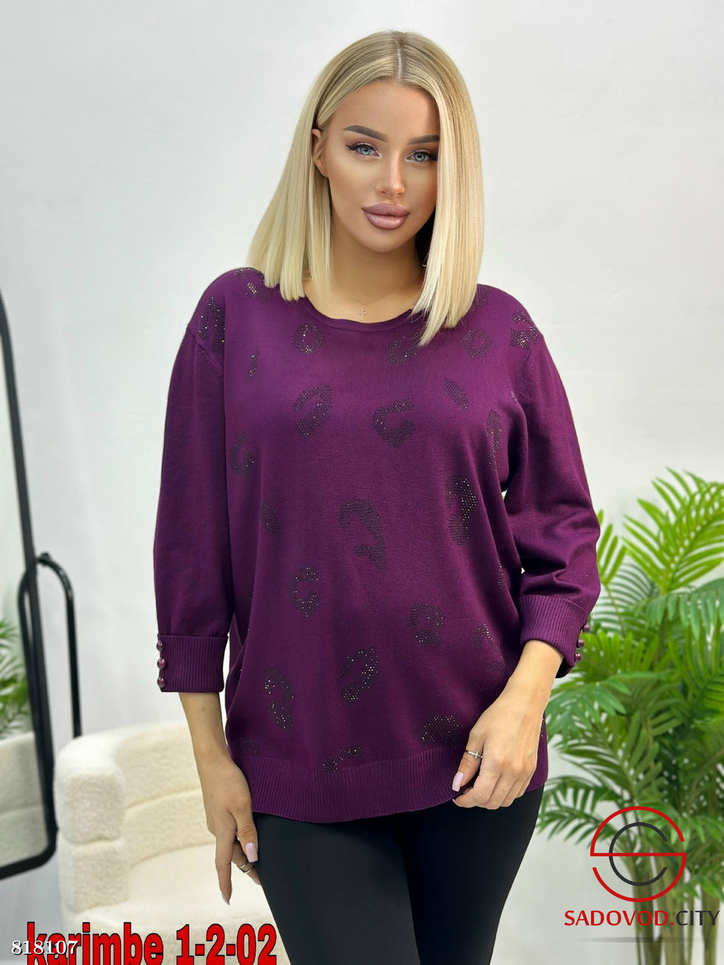 Кофта женская с принтом - Bruno фото 5