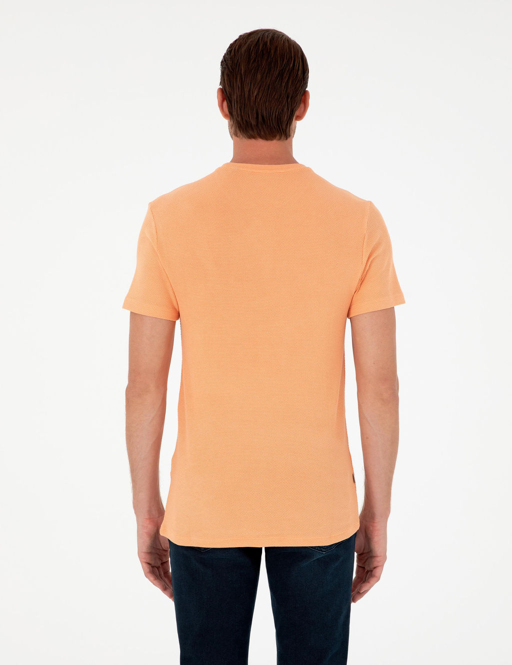 Turuncu Slim Fit Basic Ti__rt - Pierre cardin фото 12