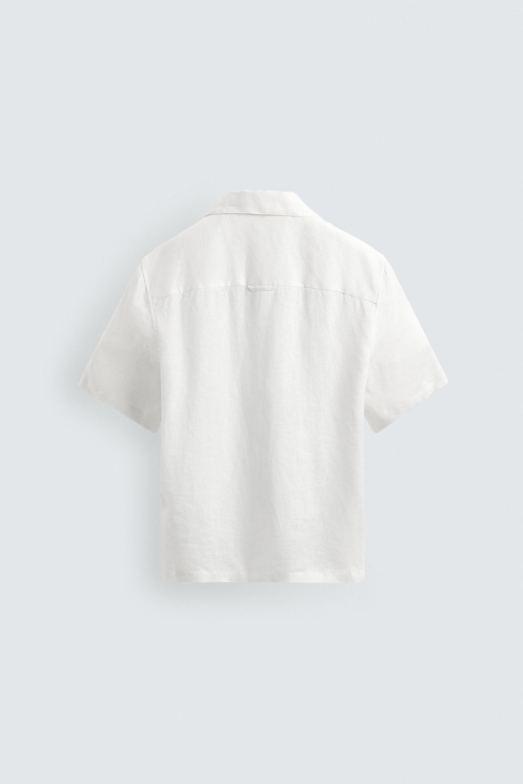 Рубашка Relaxed Fit из льна белая