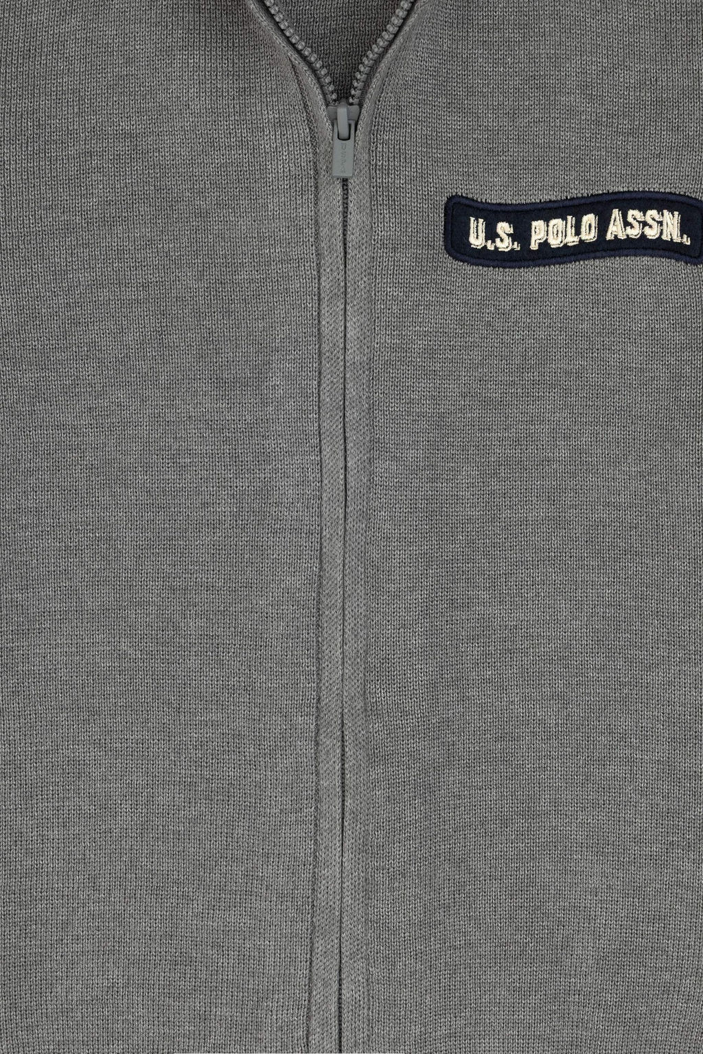 Erkek _ocuk Gri Melanj Triko H_rka - U.s. polo assn фото 3