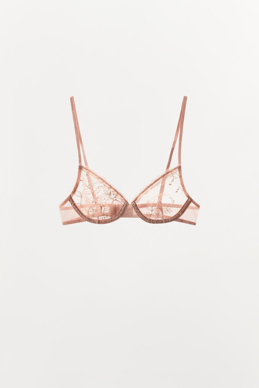 UNDERWIRED LACE BRA - Zara фото 4