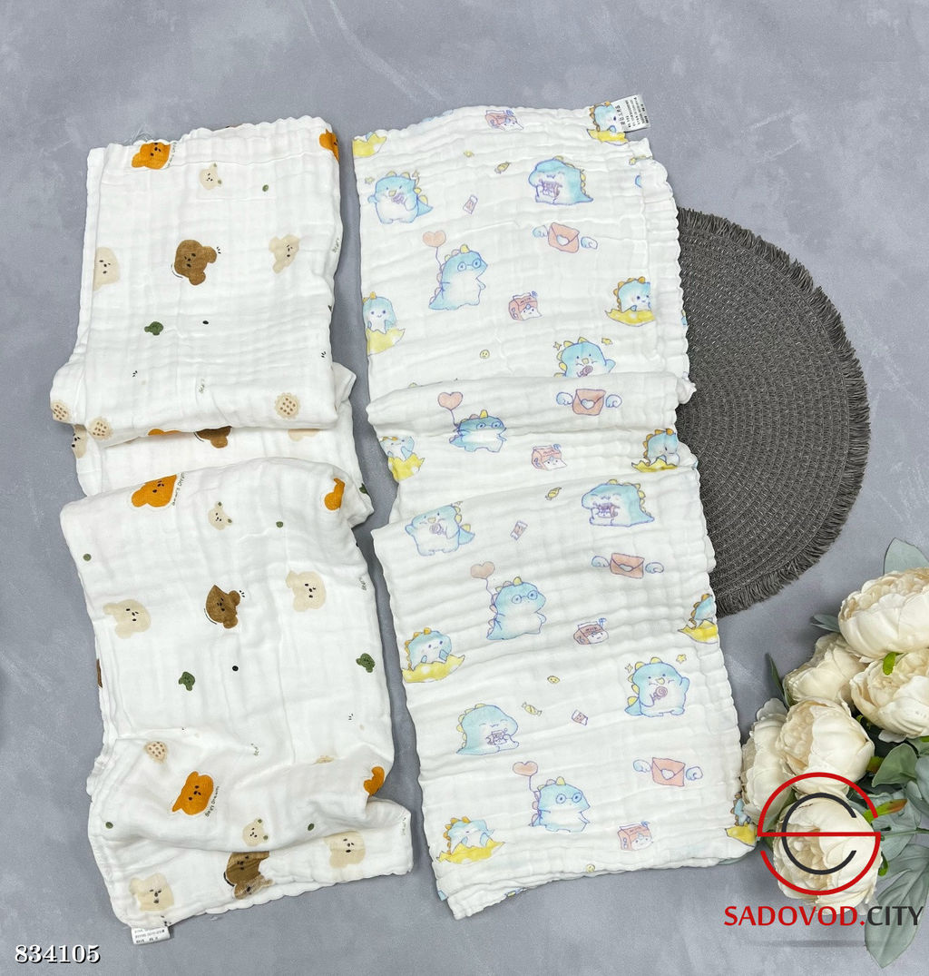 Одеяло из муслина с рисунком