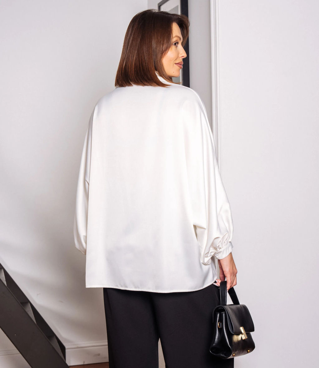 Блуза #КТ3388 (1), молочный