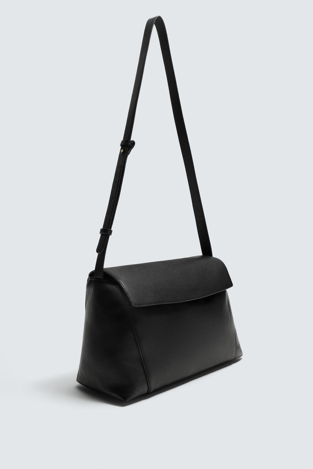LEATHER CROSSBODY BAG L LIMITED EDITION - Zara фото 12