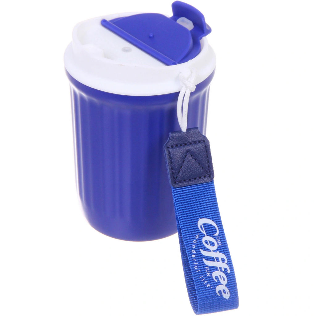 Термокружка 350мл "Coffee", цвет синий