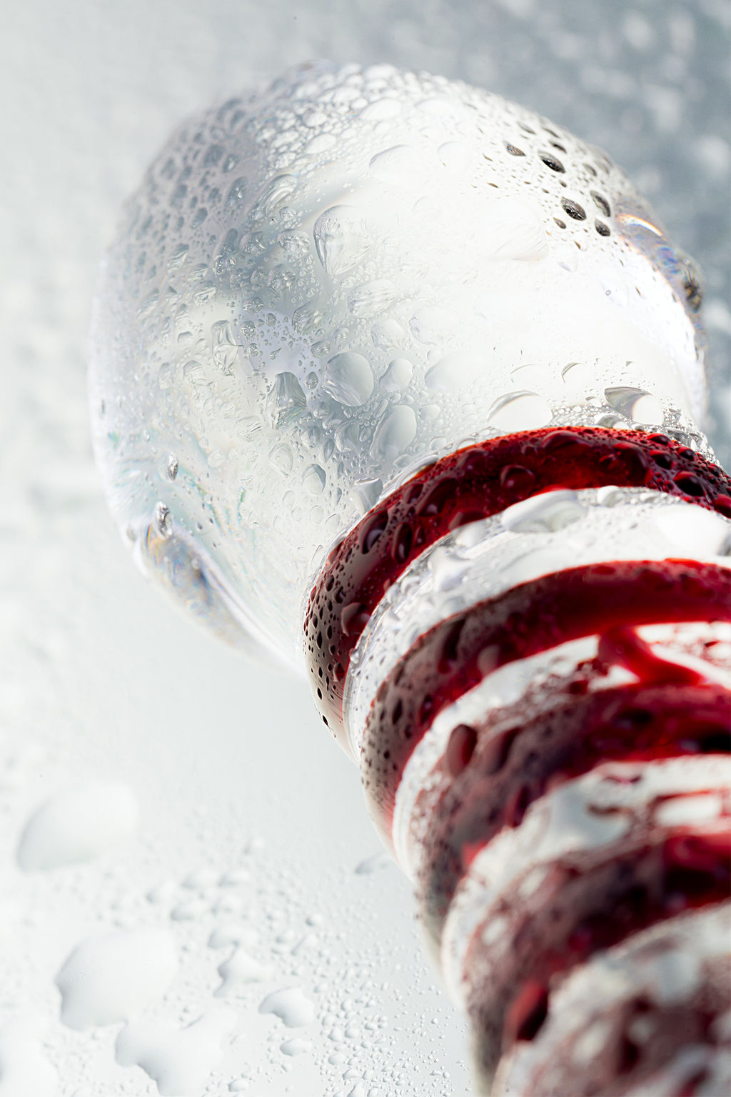 Двусторонний фаллоимитатор Sexus Glass, стекло, прозрачный, 21 см  фото 8