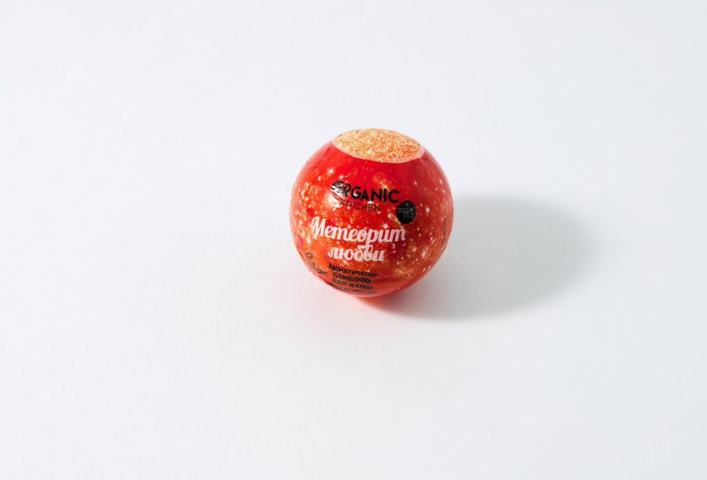 Ароматическая. Метеорит любви, 115 г / Бомбочка для ванны / Organic Kitchen  фото 4