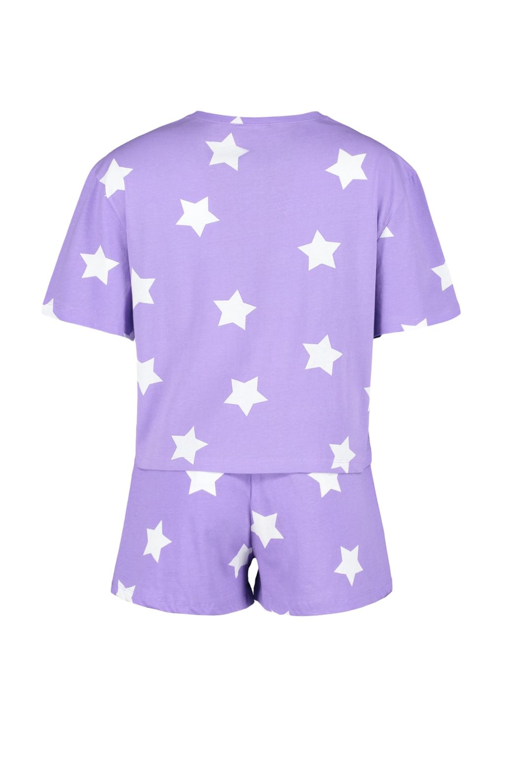 Trendyolmilla Cok Renkli %100 Pamuklu Y?ld?z Desenli Sortlu Orme Pijama Tak?m? THMSS22PT0501  фото 8