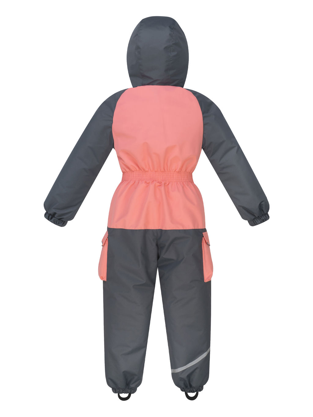 Комбинезон демисезонный серыйперсиковый