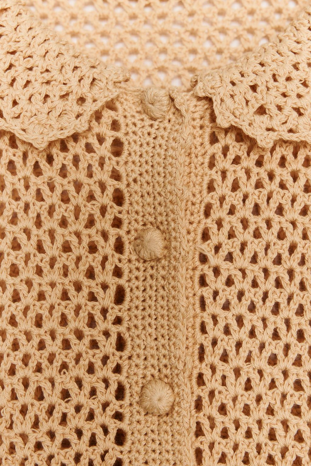 CROCHET CARDINGAN - Zara фото 9