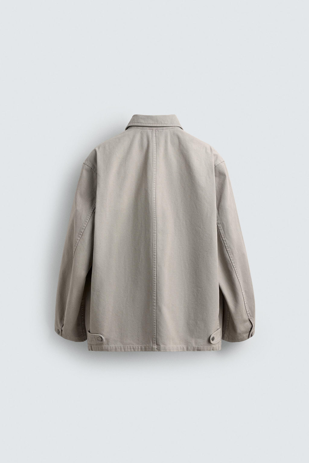 RELAXED FIT WASHED JACKET WITH POCKETS - Zara фото 9