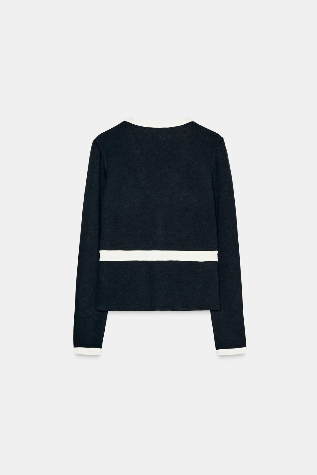 SOFT CONTRAST CARDIGAN - Zara фото 5