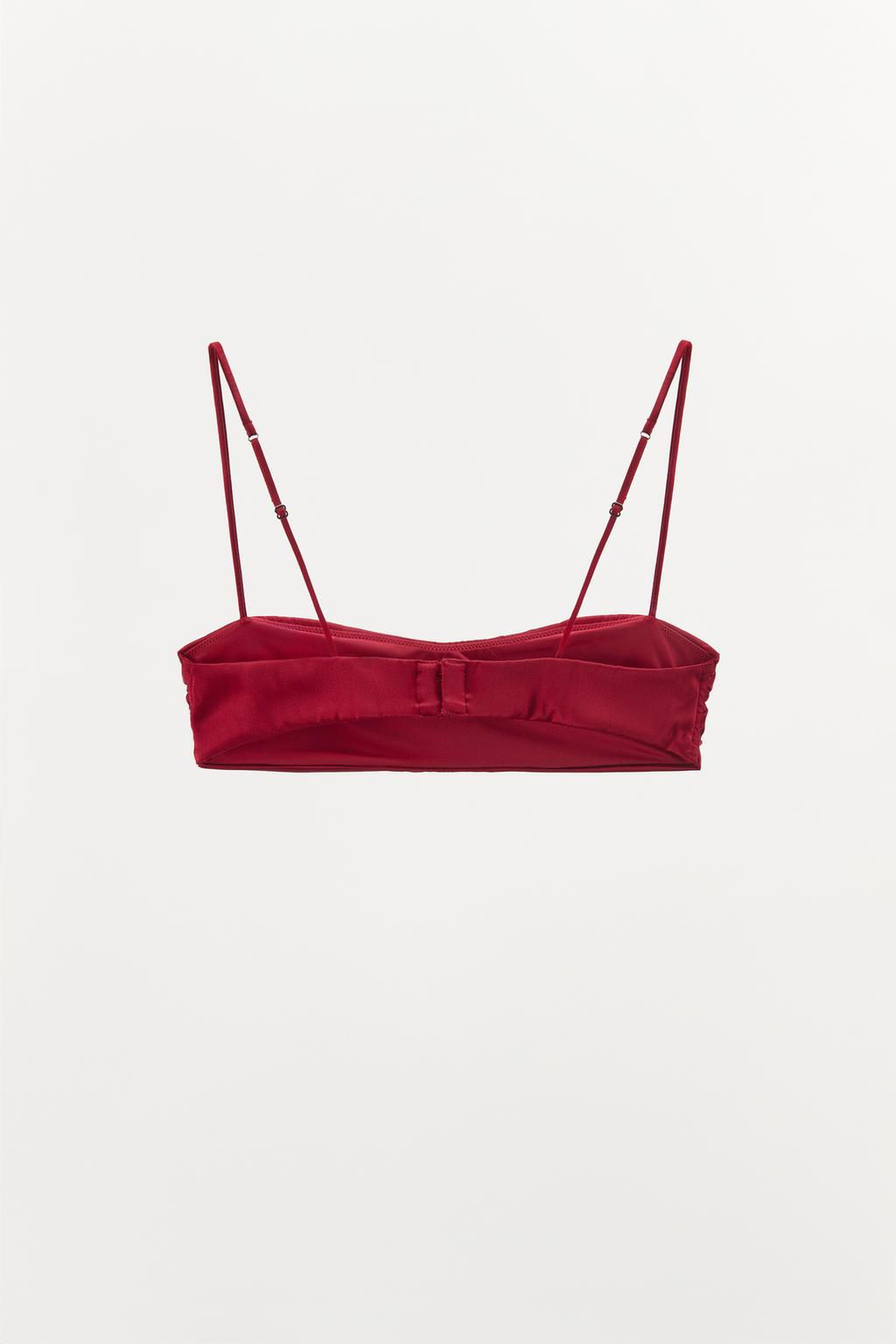 LIMITED EDITION SILK BANDEAU BRALETTE - Zara фото 3