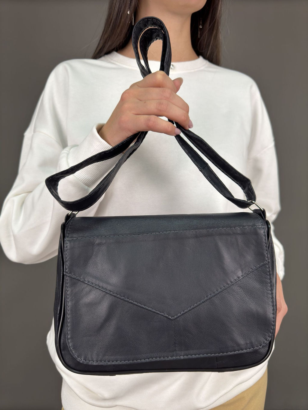 Сумка женская из телячьей кожи