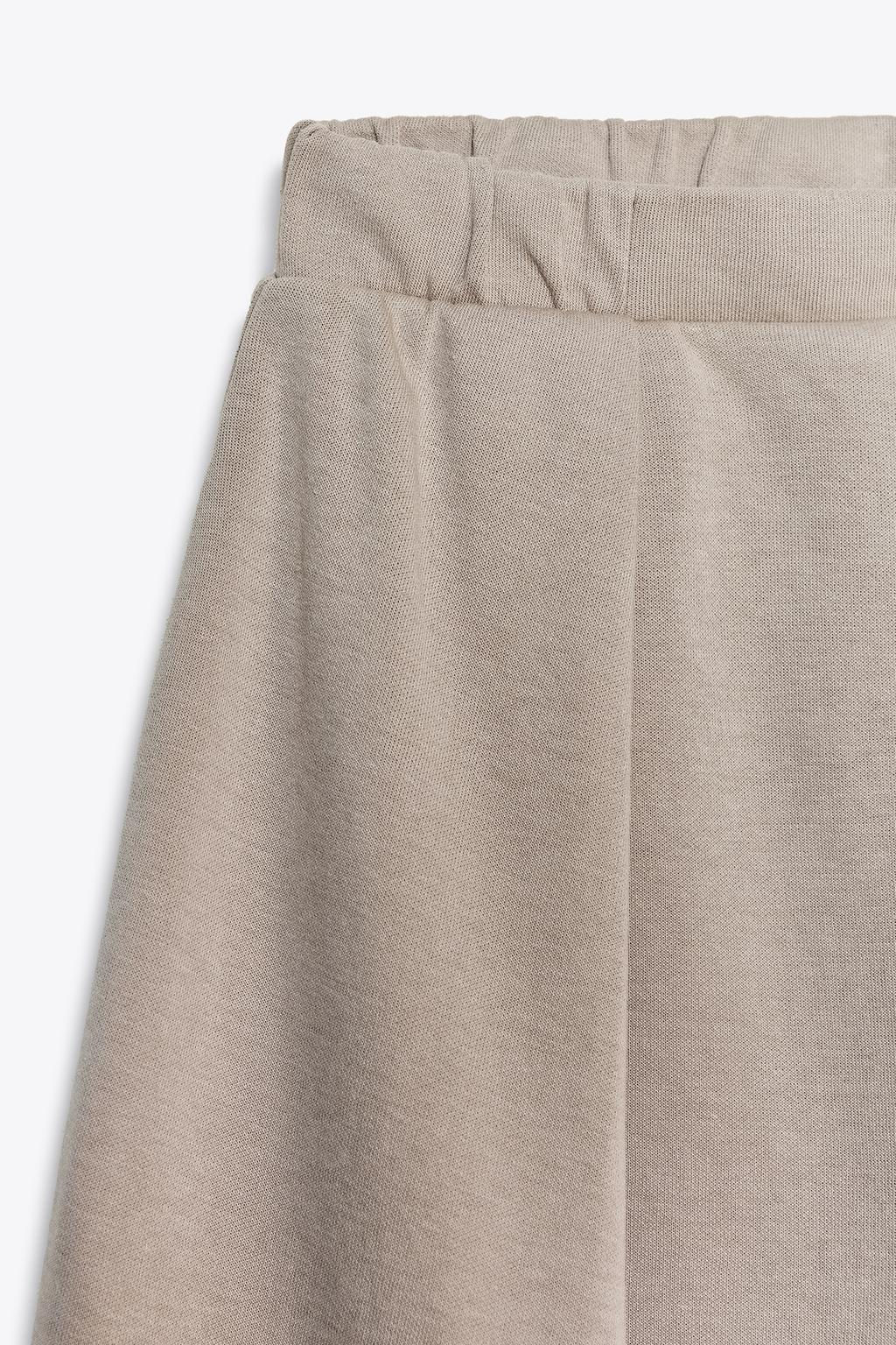 WASHED-EFFECT INTERLOCK TROUSERS - Zara фото 8