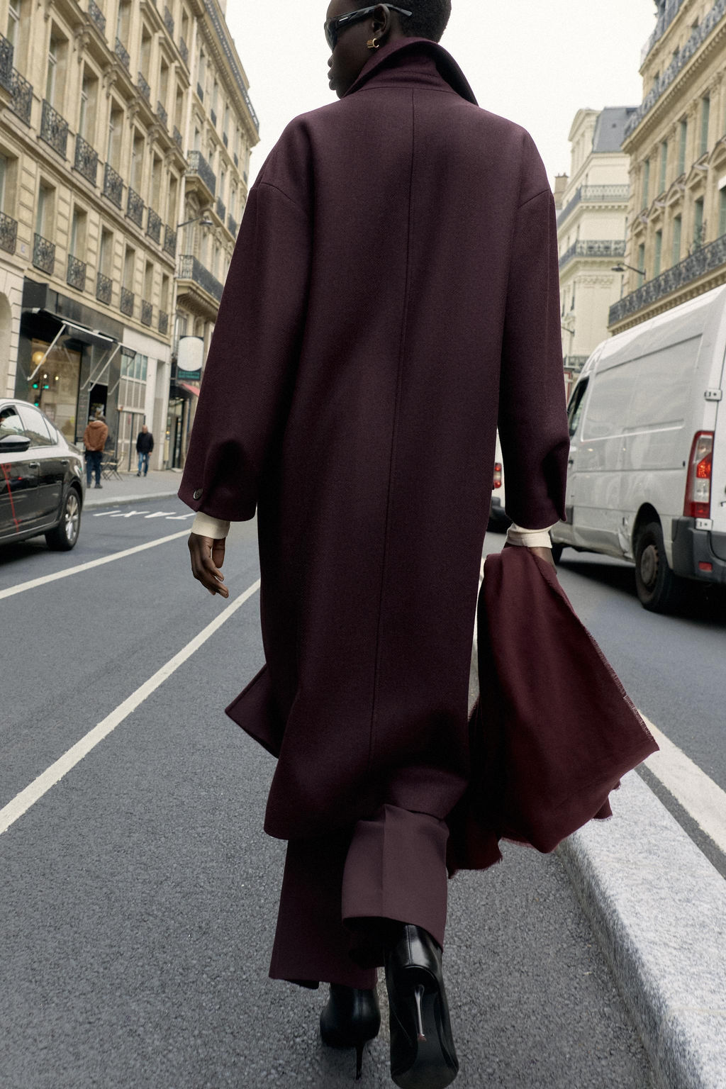 OVERSIZED LONG COAT - Zara фото 4