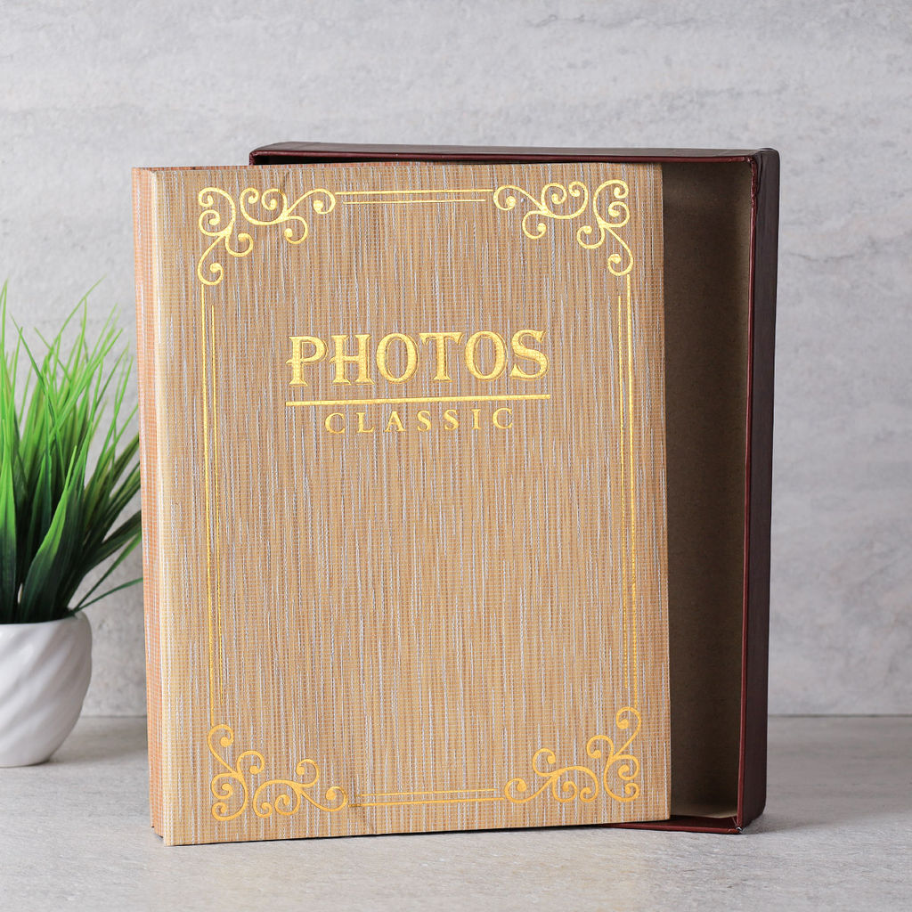 Цена за 1 шт. Фотоальбом 200 фото 10х15 / 4622 /уп 36/ (Коричневый) - Галеонтрейд фото 8