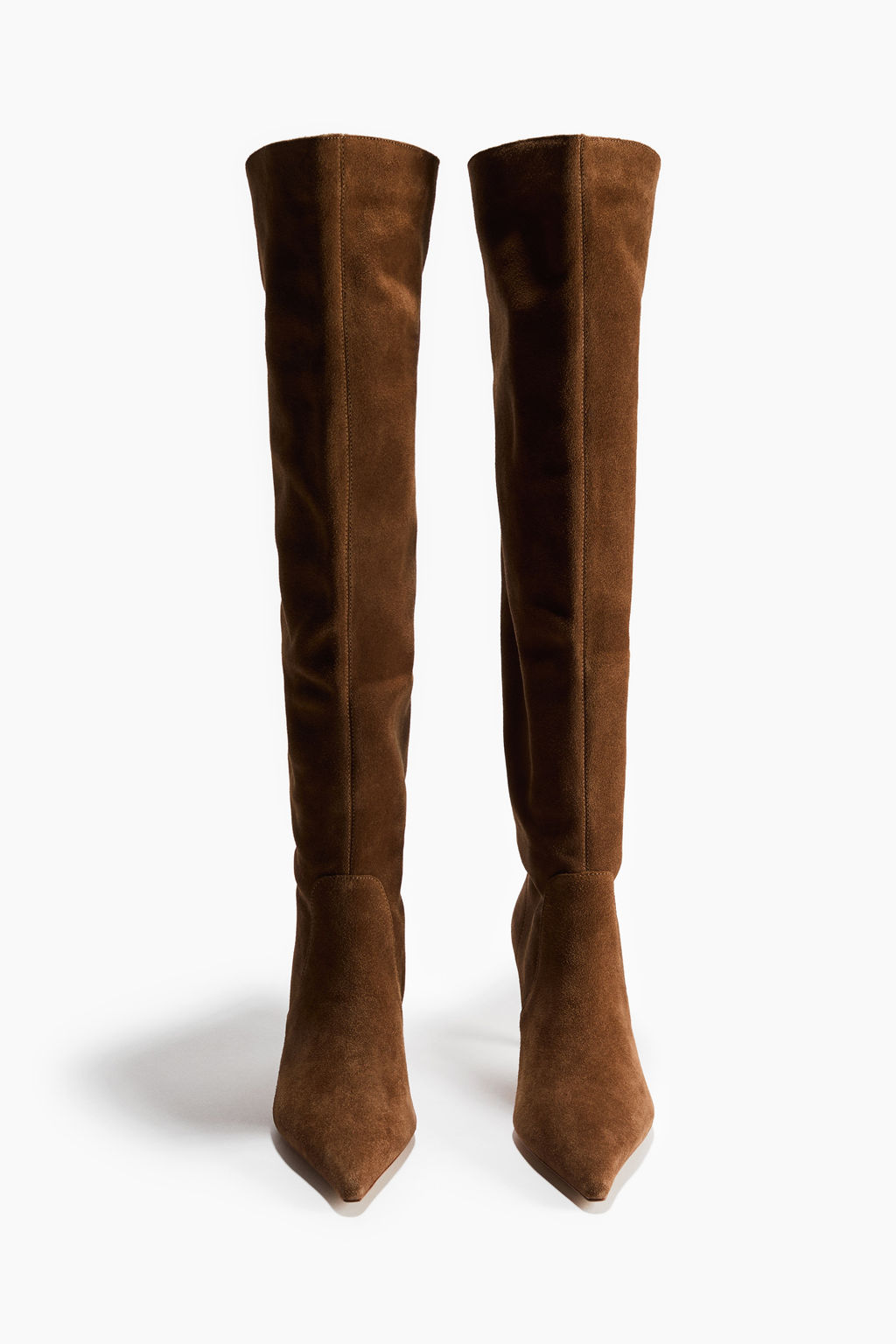 Botas a la rodilla en serraje afelpado - H&m фото 4