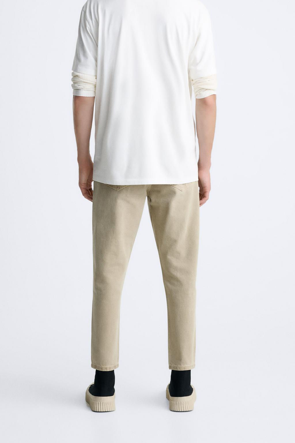 SLIM FIT CROPPED JEANS - Zara фото 21