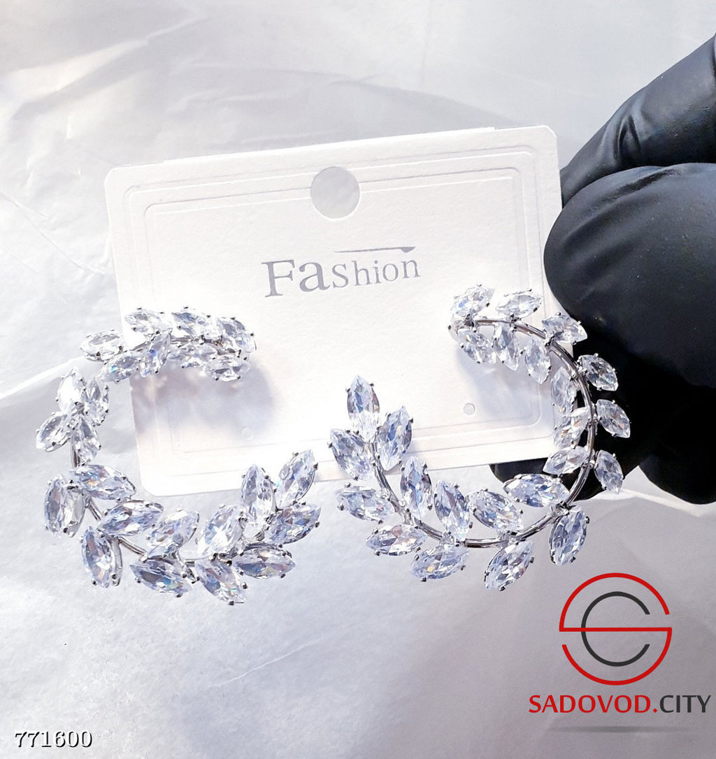Серьги с кубическим цирконием - Bruno фото 15