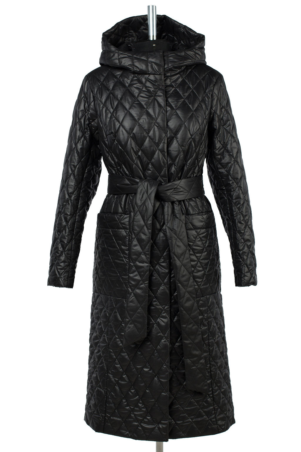 01-11383 Пальто женское демисезонное (пояс) - El podio фото 8