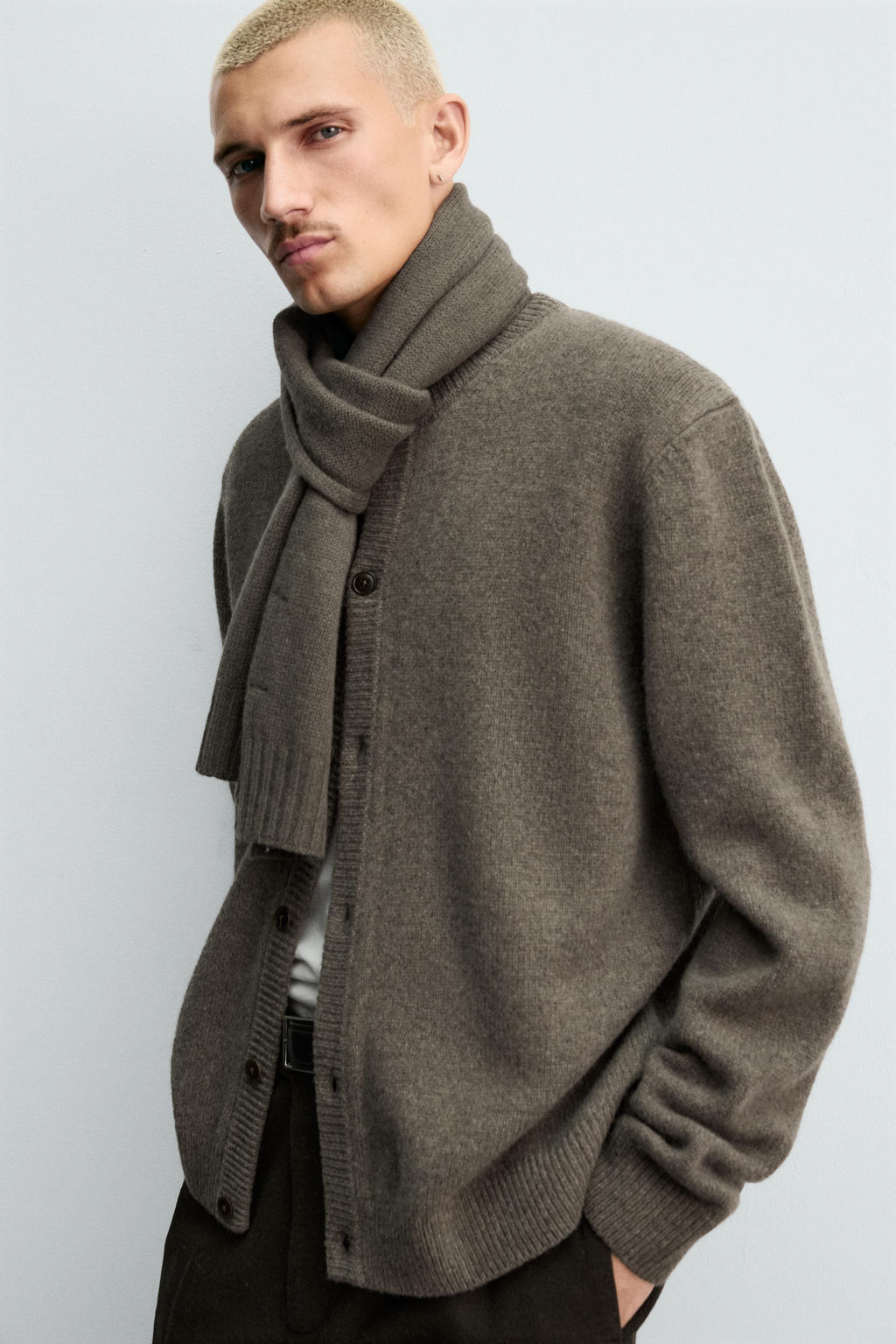 100% WOOL CARDIGAN - Zara фото 5