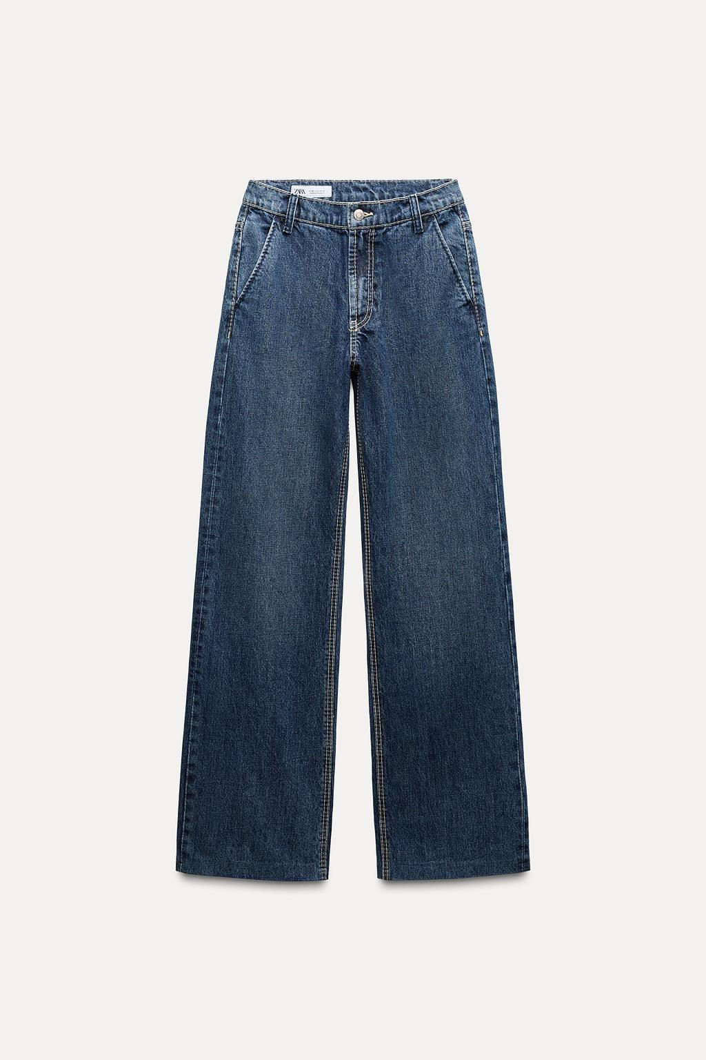 TRF LOOSE-FIT MID-RISE JEANS - Zara фото 2