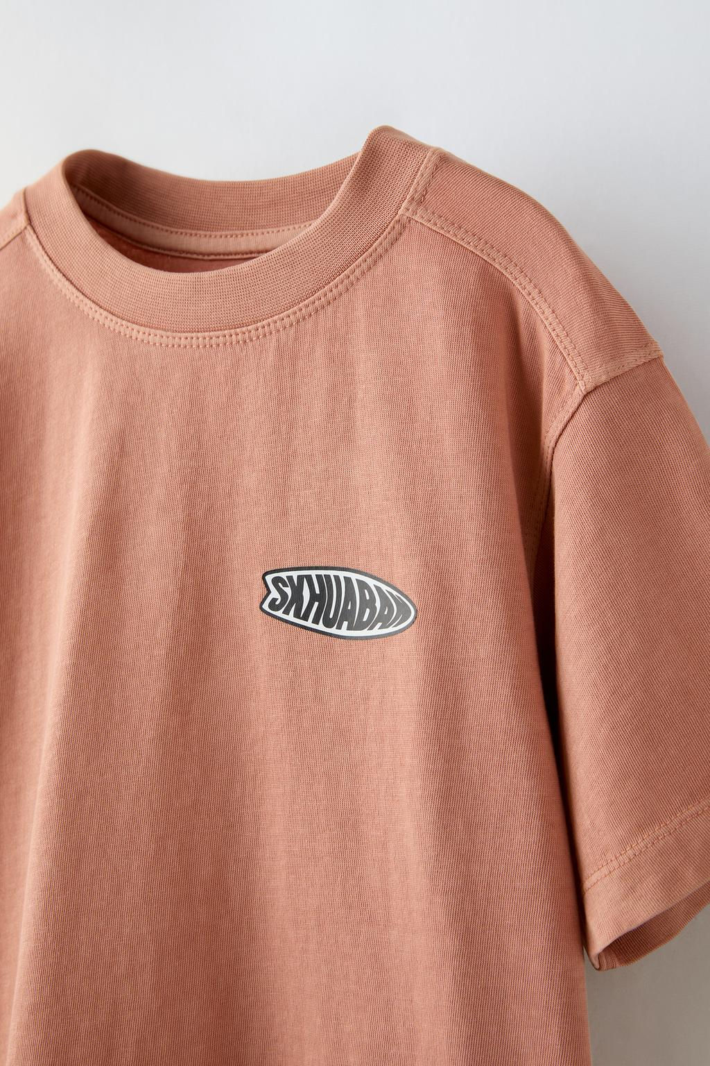 GARMENT DYE T-SHIRT VE BERMUDA SORT TAKIM - Zara фото 41