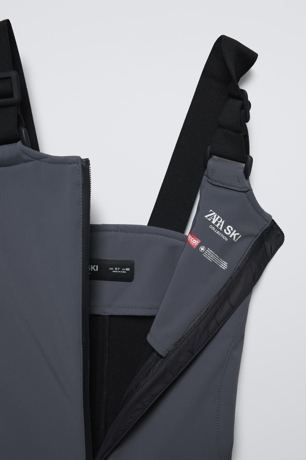 WATER-RESISTANT AND WINDPROOF RECCO® SYSTEM SKI COLLECTION DUNGAREES, CHARACTERISTICS - Zara фото 3