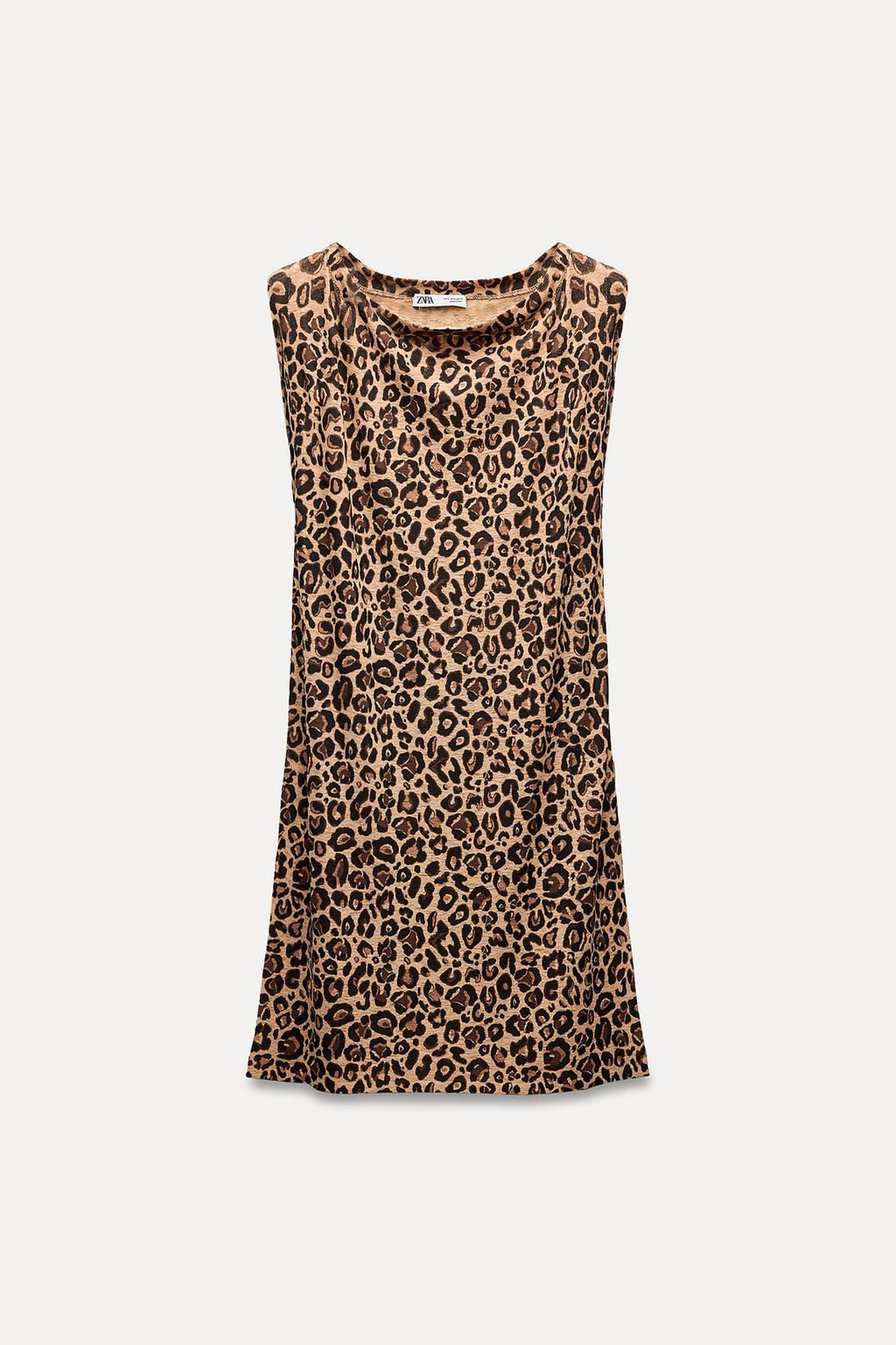 ANIMAL PRINT LONG KNIT TOP - Zara фото 5