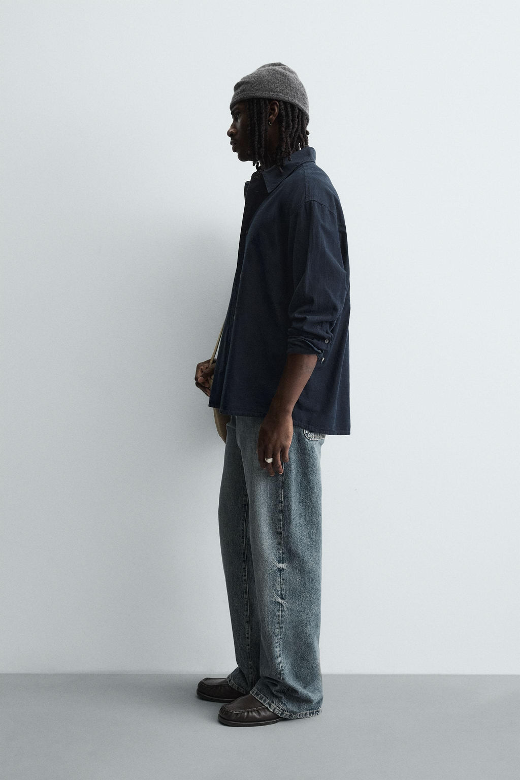 RELAXED FIT CHECK SHIRT - Zara фото 3