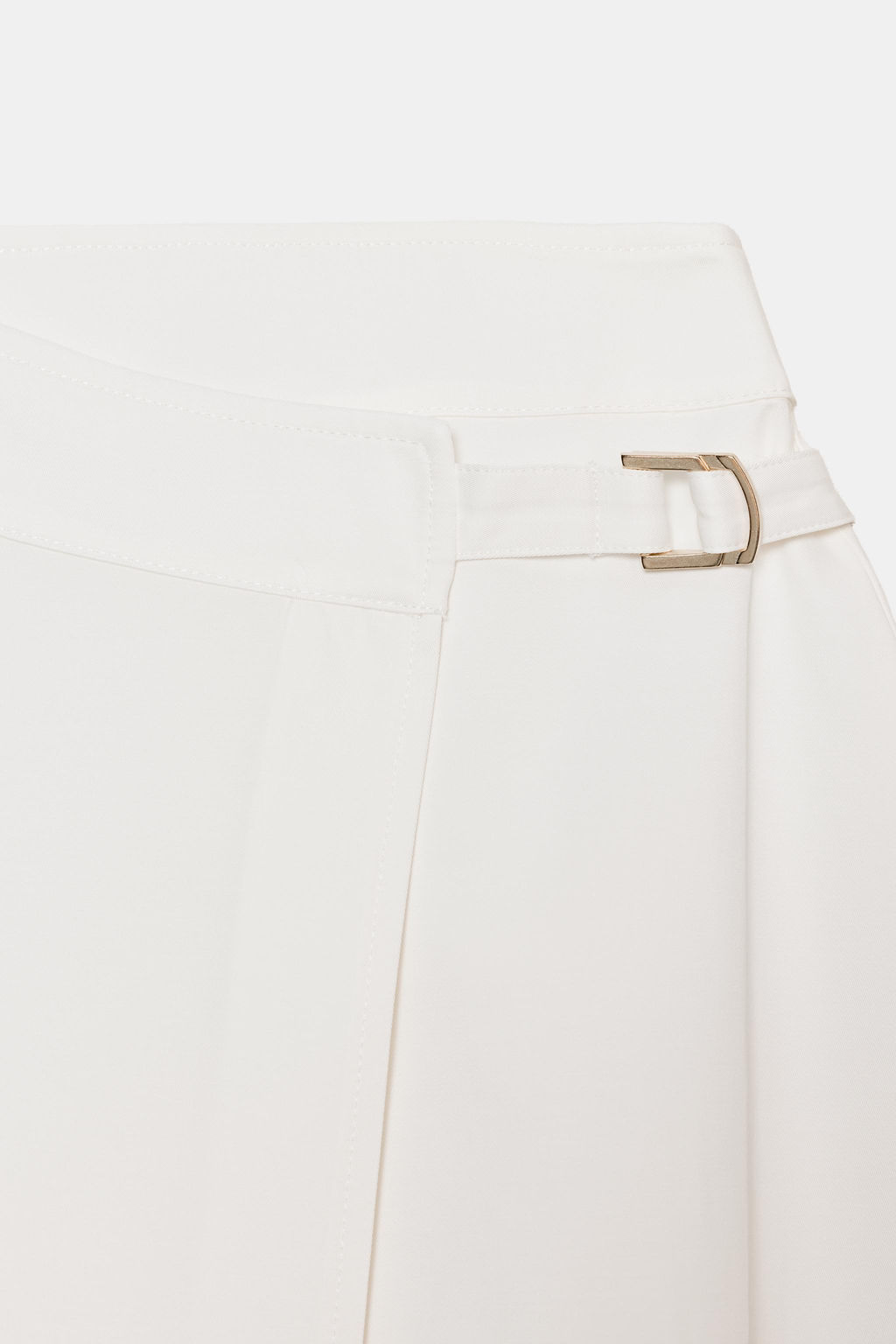 FALDA PAREO MIDI HEBILLA / Blanco - Zara фото 12