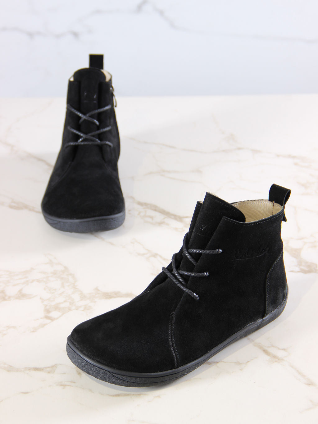 Босоногие ботинки EDART 352.K.NATAbl.Черная замша/кожаная подкладка