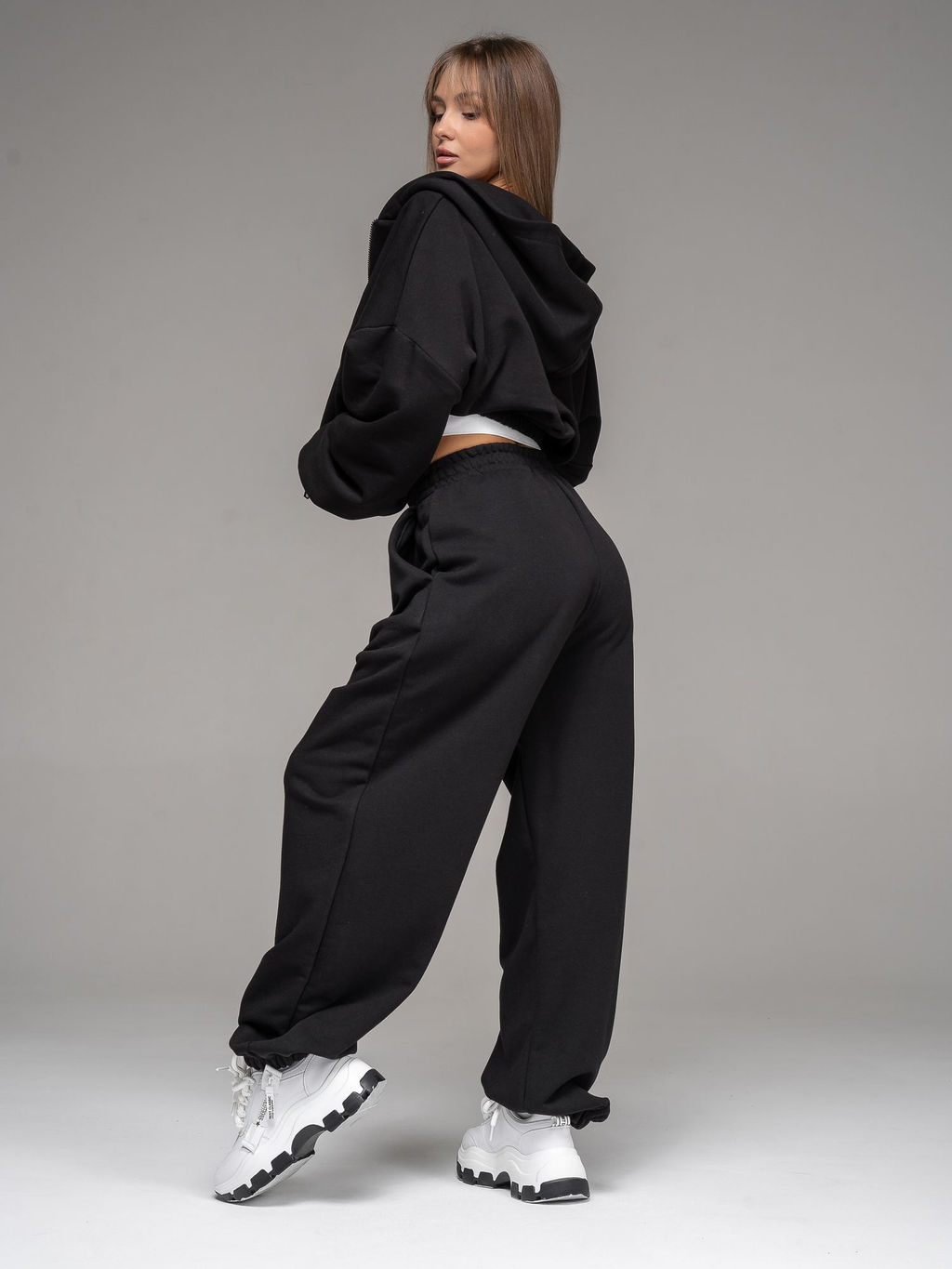 Брюки с начёсом