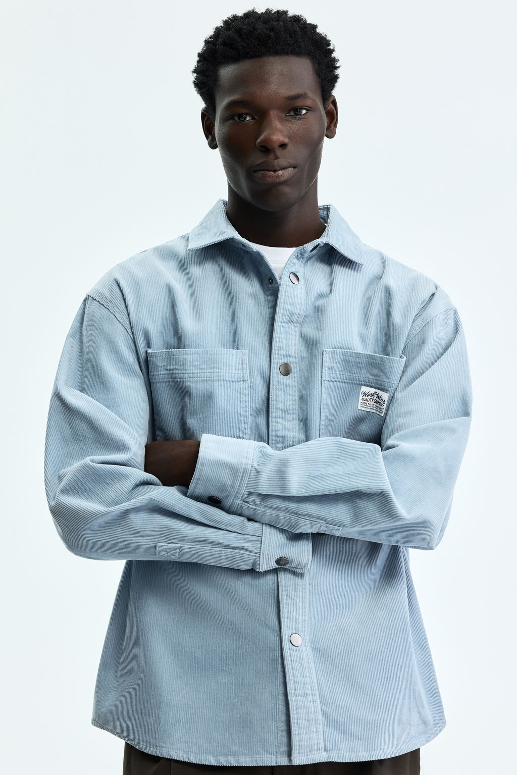 Camisa oversize en pana de algod?n - H&m фото 6