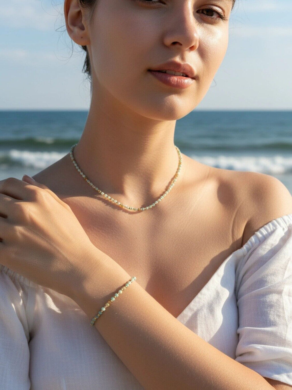 Комплект из натуральных камней