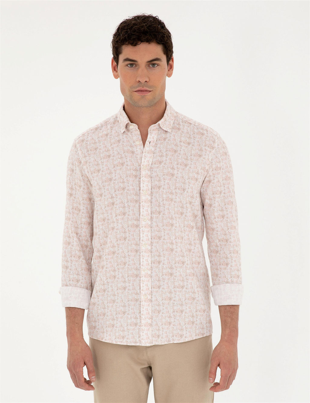 Pudra Slim Fit Uzun Kollu G_mlek