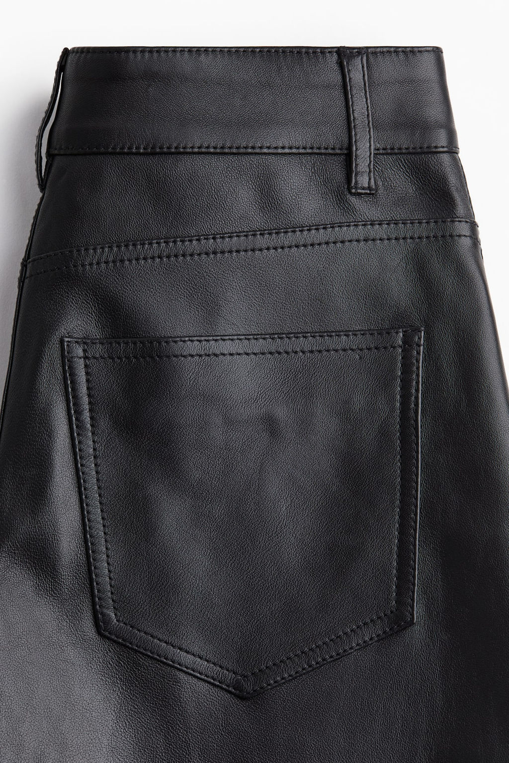 Pantalon de piel recto - H&m фото 6