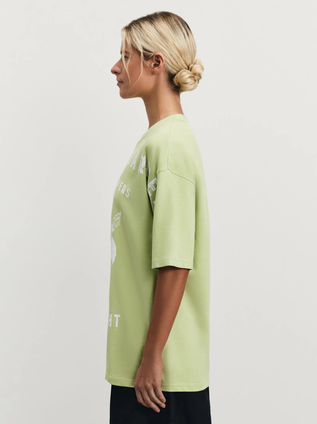 Футболка оверсайз с принтом / Zarina  фото 5