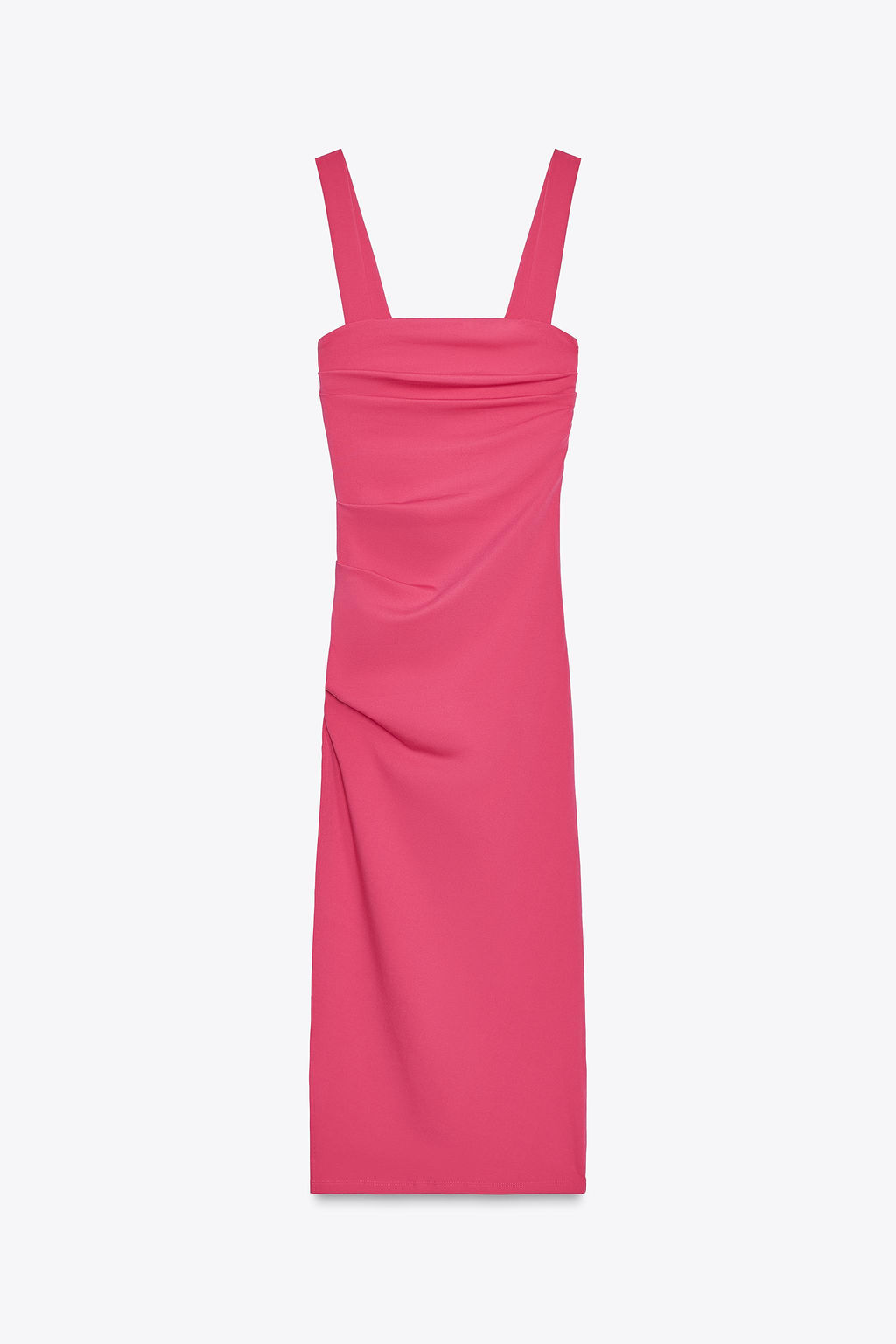 PLEATED MIDI DRESS - Zara фото 18