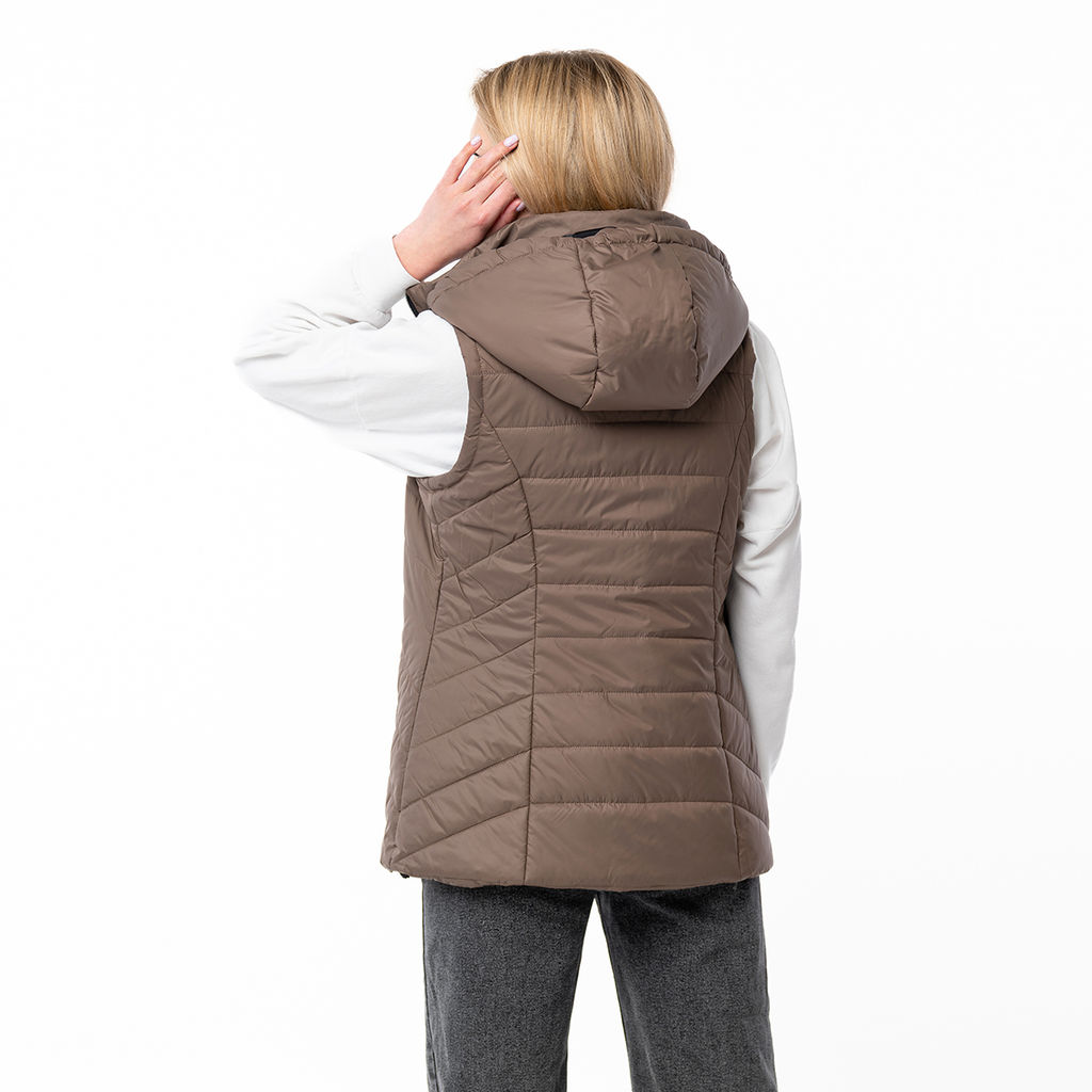 RODOS Жилет женский демисезон М-235/1 Какао