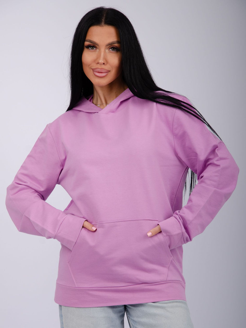 Худи "СЖ-28" мальва, футер 2-х нитка