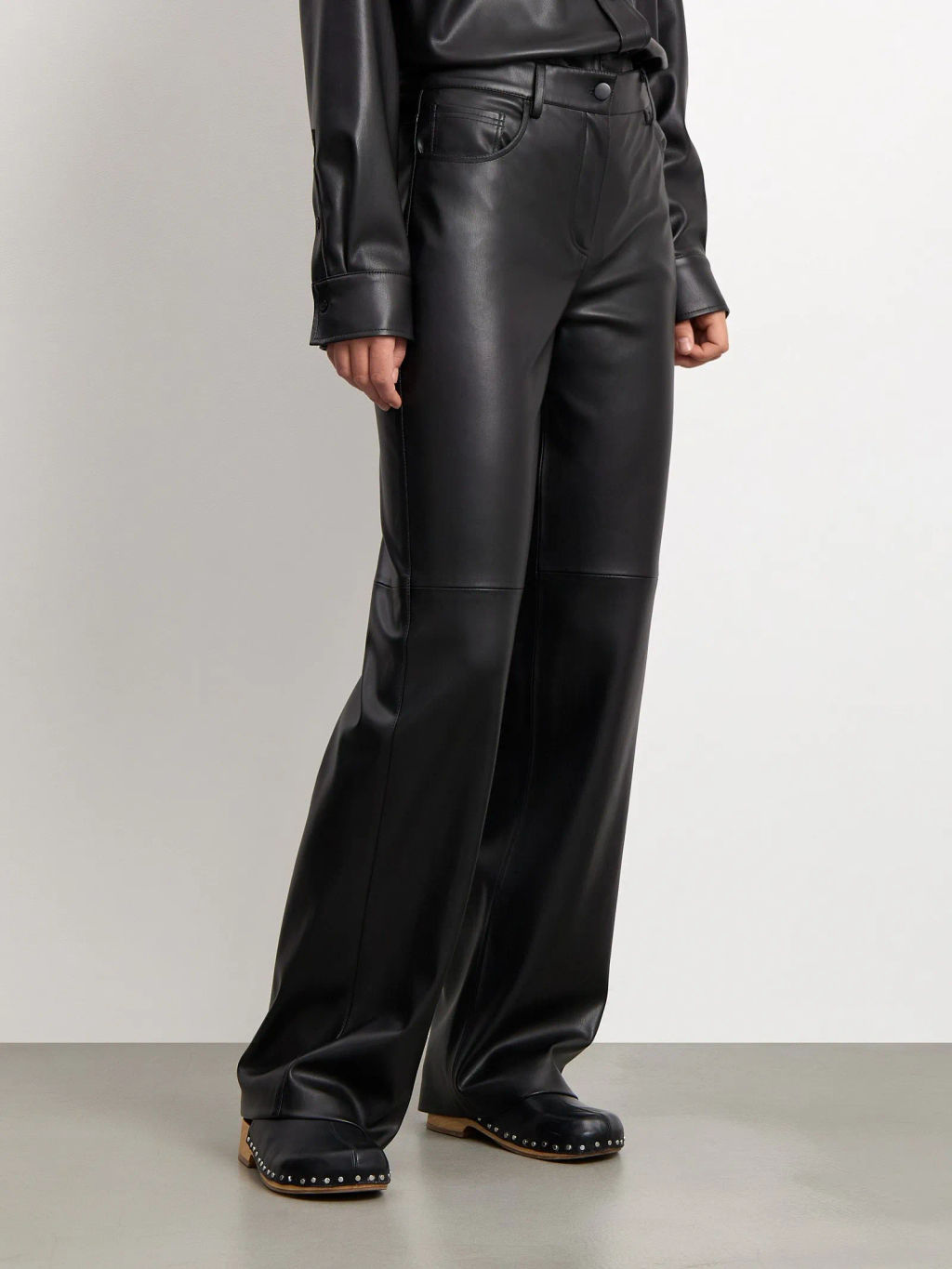 Брюки из экокожи - Emka фото 3